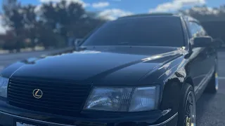 1996 Black Lexus LS 400  Owned By @NyAntLive  #BmoreBBSBoyz