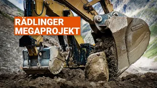 Megaprojekt im Kühtai - Megalöffel von Rädlinger Maschinen- und Stahlbau