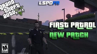 LSPDFR 0.3 FIRST PATROL New Patch GTA 5 Police Mod