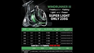 SeaKnight WINDRUNNER III 5000. Обзор и первые впечатления после рыбалок. Дайва, ты ли это?