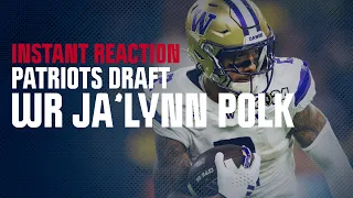 INSTANT REACTION: Patriots select Washington WR Ja'Lynn Polk 37th overall | He's a 'culture add'