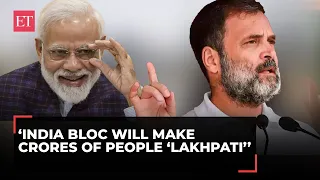 Modi made 22 billionaires in 10 years, INDIA bloc will make crores of people 'lakhpati':Rahul Gandhi