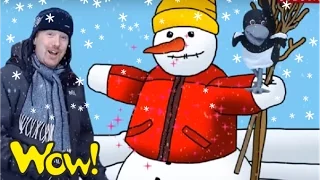 Build a Snowman with Steve | English for Kids | English for Children