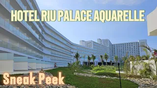 Hotel Riu Palace Aquarelle | Beach & Pool Walkthrough Sneak Peek - Opening Soon May 2024 Jamaica