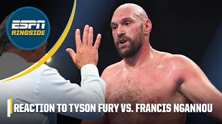 Reaction to Tyson Fury’s split-decision win against Francis Ngannou | ESPN Ringside