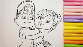 ALVIN!! and The Chipmunks | Alvin and the Chipmunks Coloring Pages |Coloring#alvinnn #chipmunks