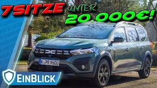 Dacia Jogger 110 TCe - EXTREM viel PLATZ & AUSSTATTUNG für wenig Geld! Der GÜNSTIGSTE 7-Sitzer?