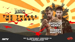 FULL MATCH: Robert Martyr vs Anthony Henry (Prestige Wrestling: The Things We Carry)