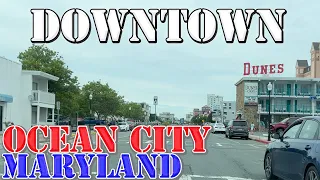 Ocean City - Maryland - 4K Downtown Drive