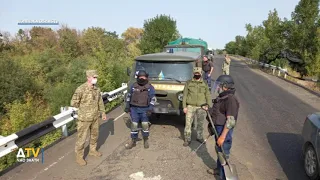 У Бахмутському районі завершують ремонт моста, що був пошкоджений бойовиками