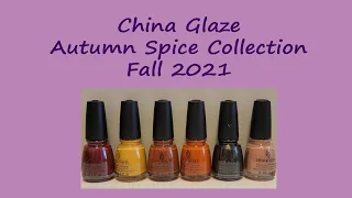 China Glaze Autumn Spice - Fall 2021 - Swatch Video