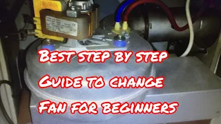 how to replace fan on ideal Classic 250ff boiler step by step guide for beginners safely