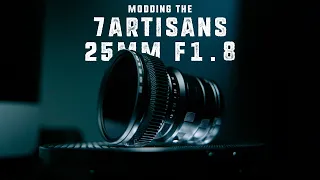 How I modded the 7artisans 25mm f1.8 | Follow Focus Gears | BMPCC Original | Shot on SIGMA FP + BRAW