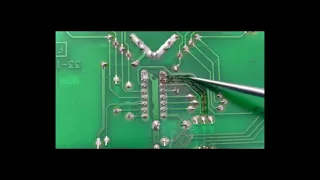 Trace & Solder Mask Repair on a Printed Circuit Board (PCB)