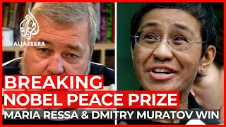 Maria Ressa and Dmitry Muratov win 2021 Nobel Peace Prize