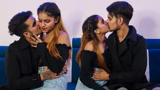 Ansh Our Meri Fir Se Bat Hogyi 😘🙈 || Gone So Much Romantic || Real Kissing Prank || Nancy Rajput