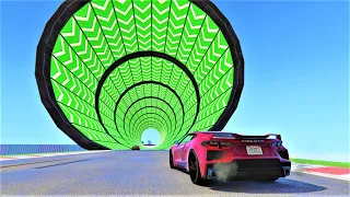 Huge Speed boost tunnel - Transform Parkour GTA 5 Online