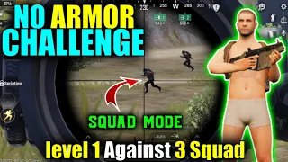 No armor challenge - Going without Armors in advance mode | Metro Royale chapter-6