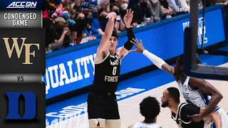 Wake Forest vs. Duke Condensed Game | 2021-22 ACC Men’s Basketball