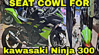 Full Modification On kawasaki Ninja 300 Seat Cowl For Ninja 300 #ninja
