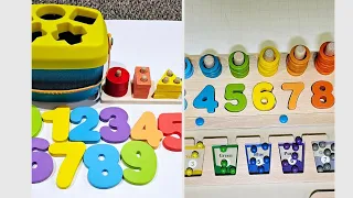 Preschool Learning Videos Shapes, Alphabet Numbers, Counting, Colors, Animals| Maths for Kids