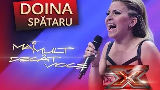 Aretha Franklin - ”A natural woman”. Vezi aici cum cântă Doina Spătaru la X Factor