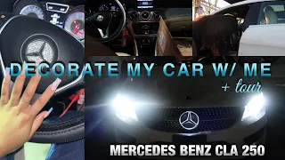 Decorating My New Car + Tour | Mercedes Benz