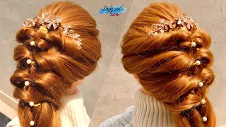 Twist Ponytail Hairstyle | 2 Min Hair | Party Hairstyles | Easy Hairstyles | Hairdo | Style with Sam