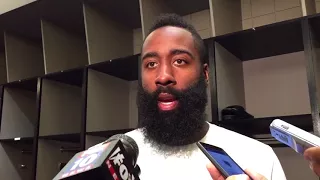 James Harden After The Epic Game Against The Suns / Rockets vs Suns / Nov 16