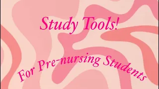 5 Must have Study Tools!| Pre-Nursing😌|@ VCU!