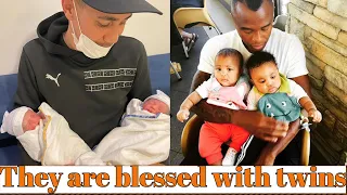 SA Soccer players who are blessed with twin children.