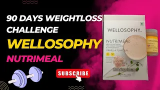 90 Days Weightloss Challenge ||WELLOSOPHY NutriMeal|| Catherine's Vlog .