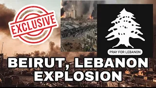 EXCLUSIVE angles from LEBANON EXPLOSION | PRAY FOR BEIRUT LEBANON