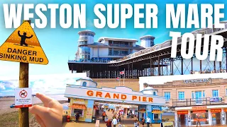 Weston-super-Mare Seafront Tour - Grand Pier, Funland & Old Pier