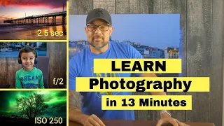 PHOTOGRAPHY BASICS in just 13 MINUTES