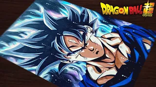 How to Draw"Goku (Ultra instinct)"step by step (Tutorial) for beginners