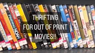 Thrifting For Rare Out Of Print Blu-rays!