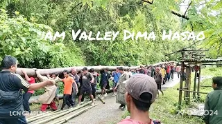 Dima Hasao to Cachar District Temporary Road Construction 2024 (Jinam Valley)