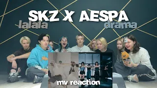 Stray Kids "락 (樂) (LALALALA)" & 에스파 (aespa) 'Drama' M/V Reaction | 9th MoonRise
