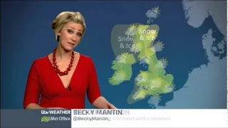 Becky Mantin ITV Weather 2015 01 17