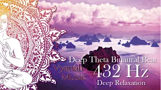 1 HOUR Deep Theta Binaural Beat at 432 Hz - Ambient Music - Deep  Relaxation - Release Stress.