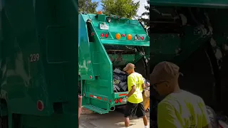 Colorful Rear Load Garbage Truck