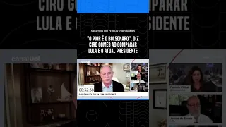 "O pior é o Bolsonaro", diz Ciro Gomes ao comparar Lula e o atual presidente #uol #shorts