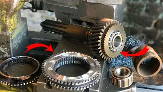 How to Fix Over Size Bearing in Input Shaft with Steel Bush / increased size of transmission