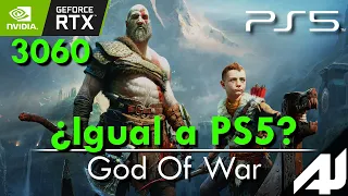 🎮 ¿Puede la RTX 3060 Igualar a la PS5 en God of War? (2018) [60FPS + 4K]