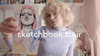 #12 Sketchbook Review | anime, colored pencils, stories, sketches