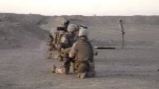 test firing the LAW rocket...oif 07-08