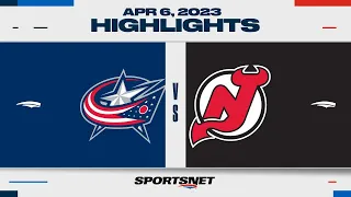 NHL Highlights | Blue Jackets vs. Devils - April 6, 2023