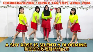 A Shy Rose Is Silently Blooming (羞答答的玫瑰静悄悄的开) Improver -Choreographer : @pennytanml[MY] April 2024