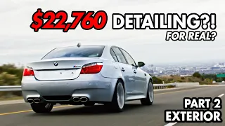 BMW M5 E60 Transformation Part 2 of 3: $22k+ Detailing Masterclass - Exterior Revamp!